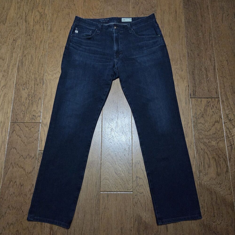 AG Adriano Goldschmied The Graduate Tailored Leg Dark Wash Jeans 34x32 36x32